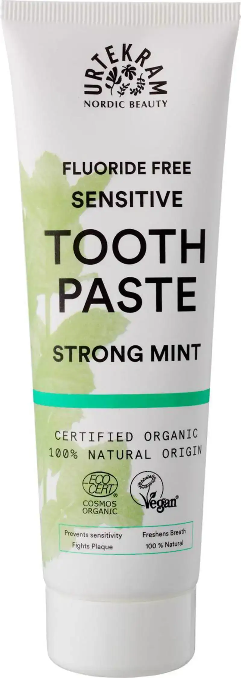 Fluoridevrije sensitive tandpasta strong mint