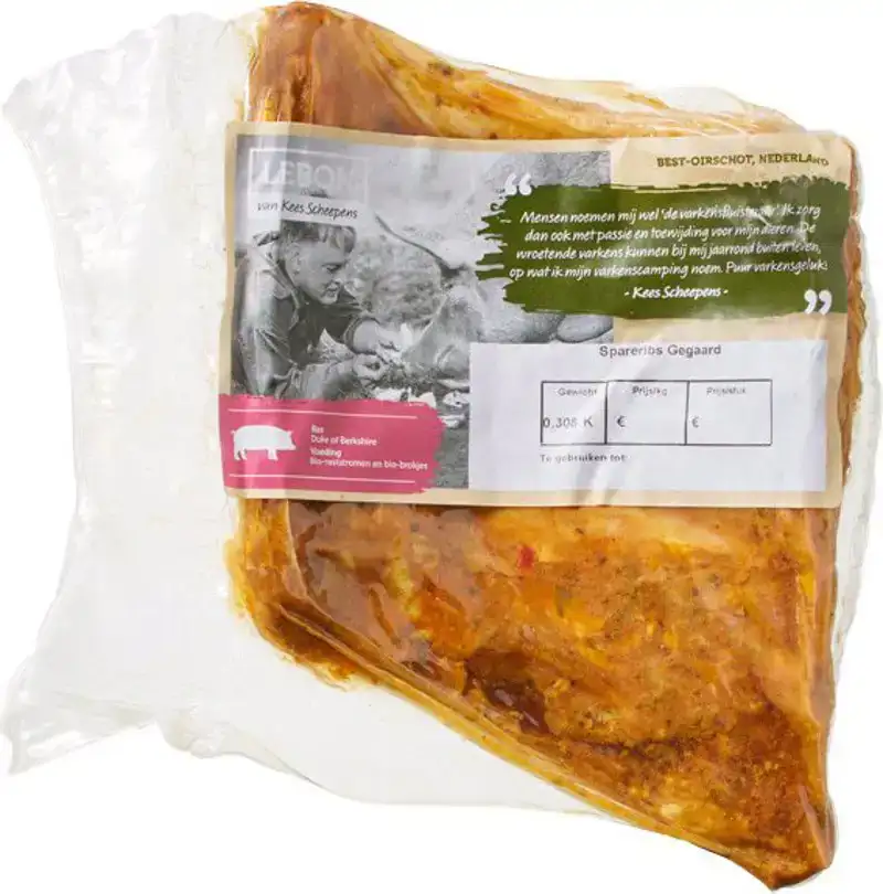 Gegaarde spareribs