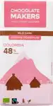 Milde pure chocolade romige hazelnoot Colombia 48%