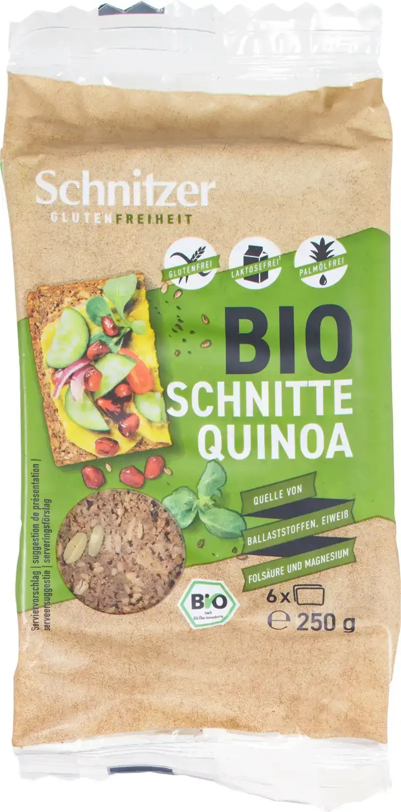 Glutenvrij quinoa brood