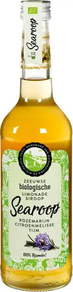 Siroop rozemarijn, citroenmelisse en tijm