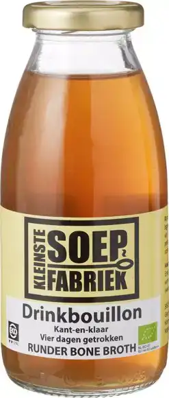 Drinkbouillon rund bone broth