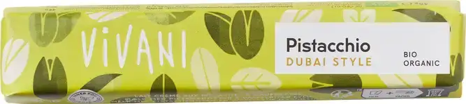 Melkchocoladereepje pistacchio dubai style