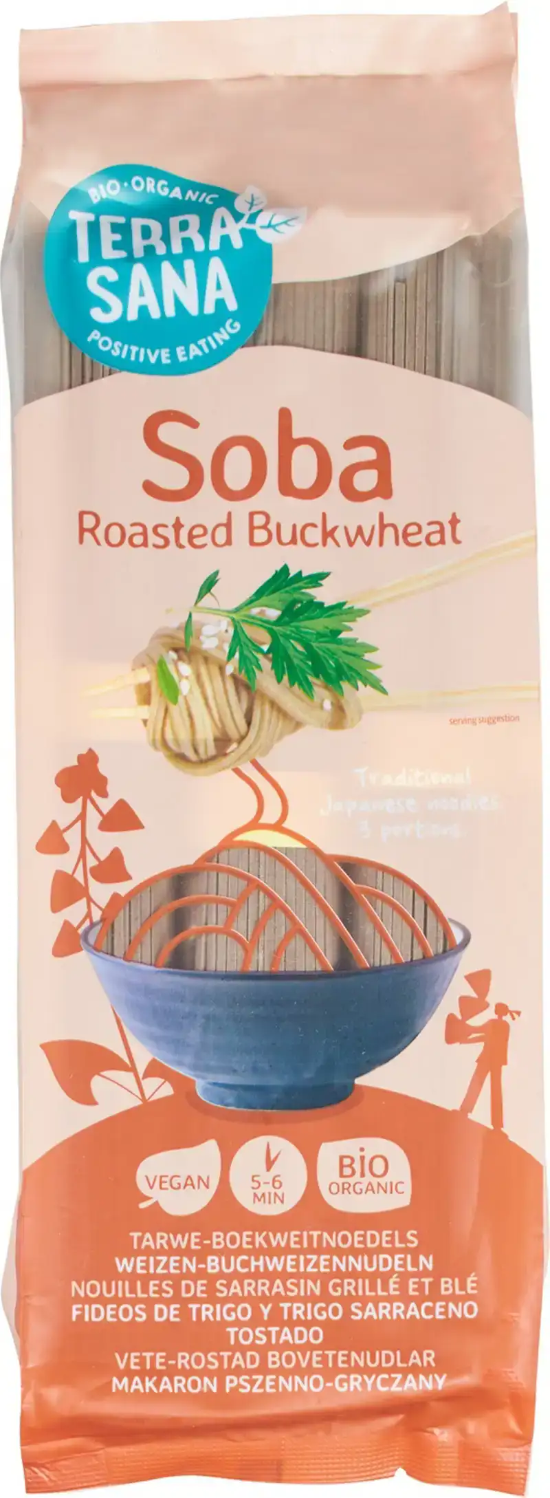 Soba boekweitnoedels