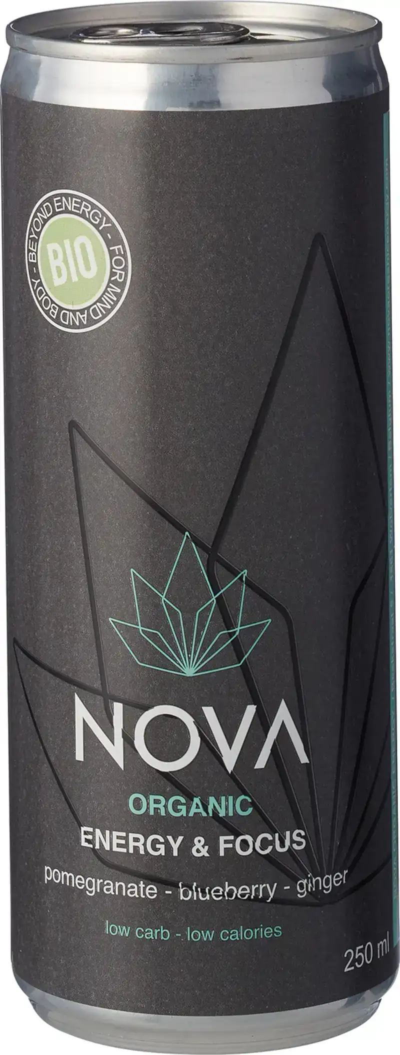 Energiedrank granaatappel blauwe bes gember
