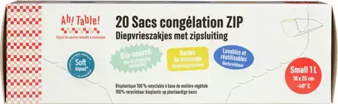 Diepvrieszakken 1 liter