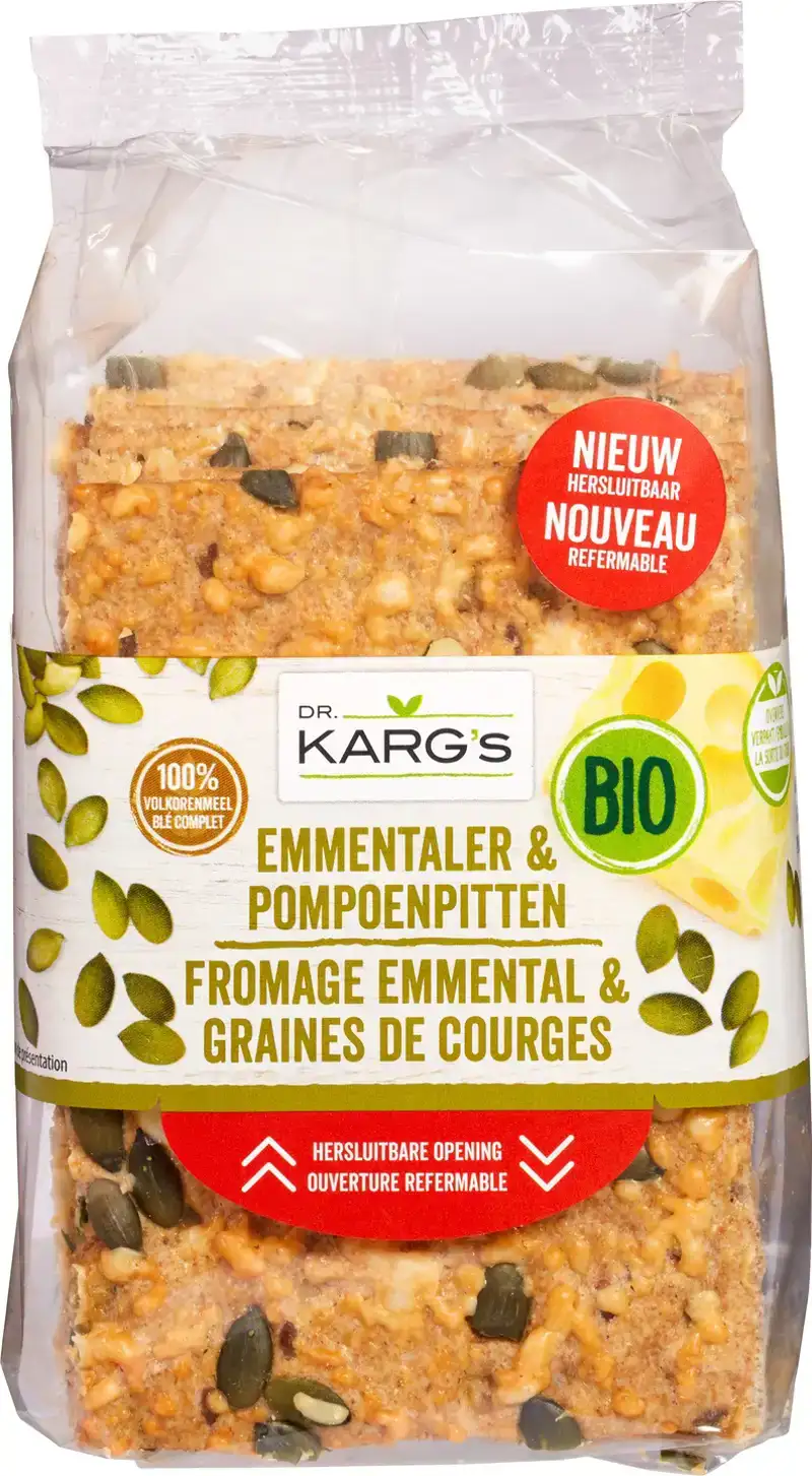 Kaas-pompoenpit crackers