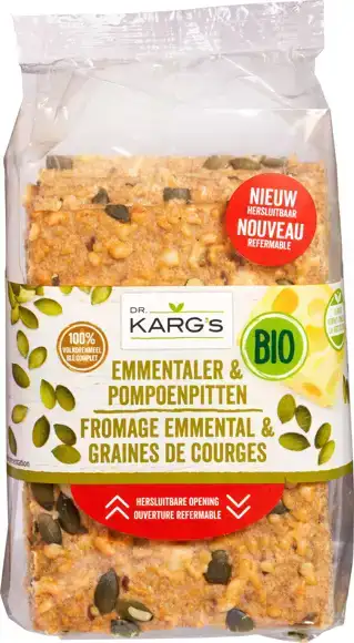 Kaas-pompoenpit crackers