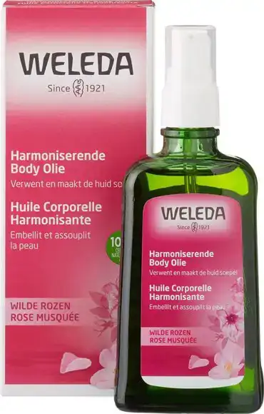 Harmoniserende body olie rozen