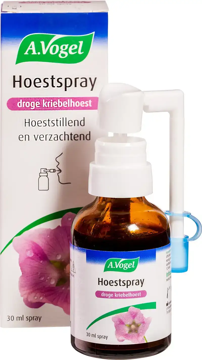 Hoestspray droge kriebelhoest
