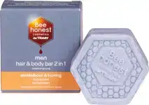 Men hair & body bar 2 in 1 sandelhout & honing