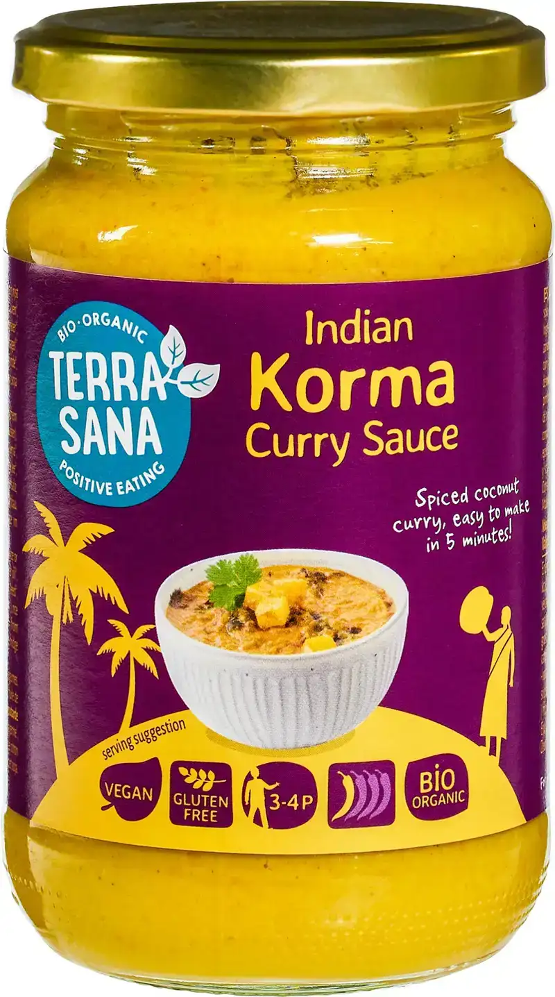 Indian korma curry saus