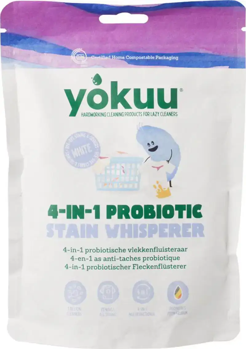 Probiotische 4-in-1 vlekkenfluisteraar witte was