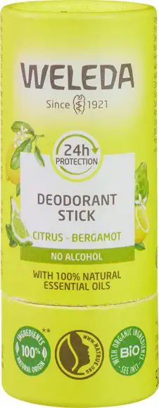 Deodorant stick citrus & bergamot 24h