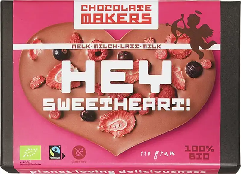 Hey Sweetheart melkchocolade met bosvruchten