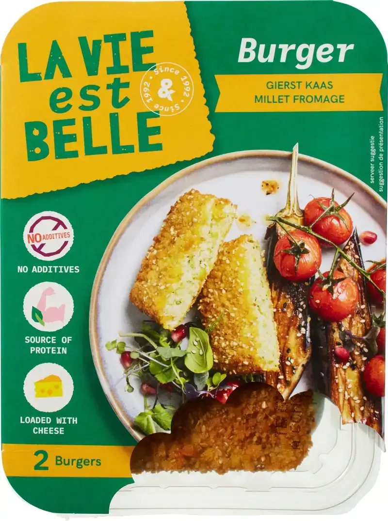 Burger gierst-kaas-sesam