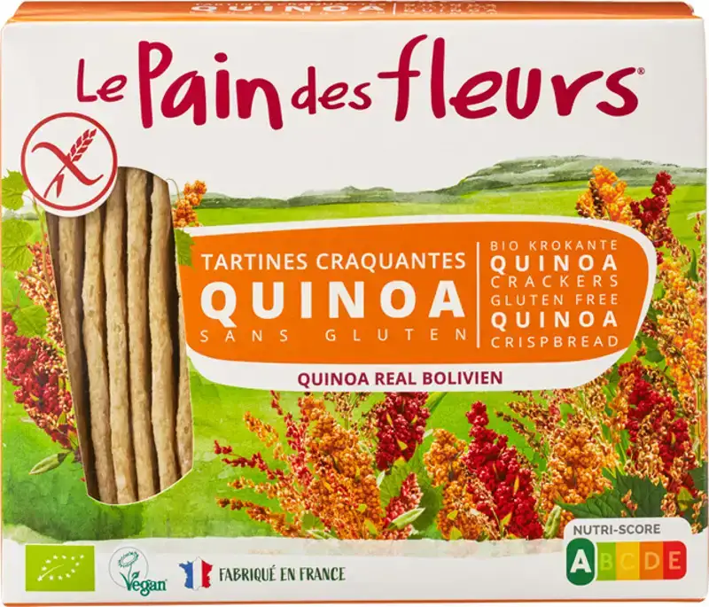 Quinoa crackers