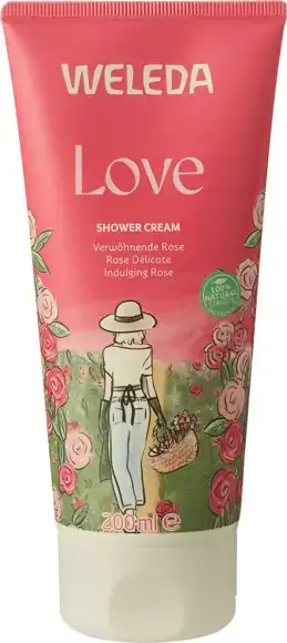 Love douchecrème rozen