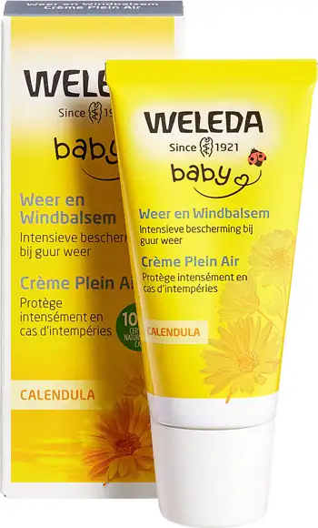 Baby weer en windbalsem calendula