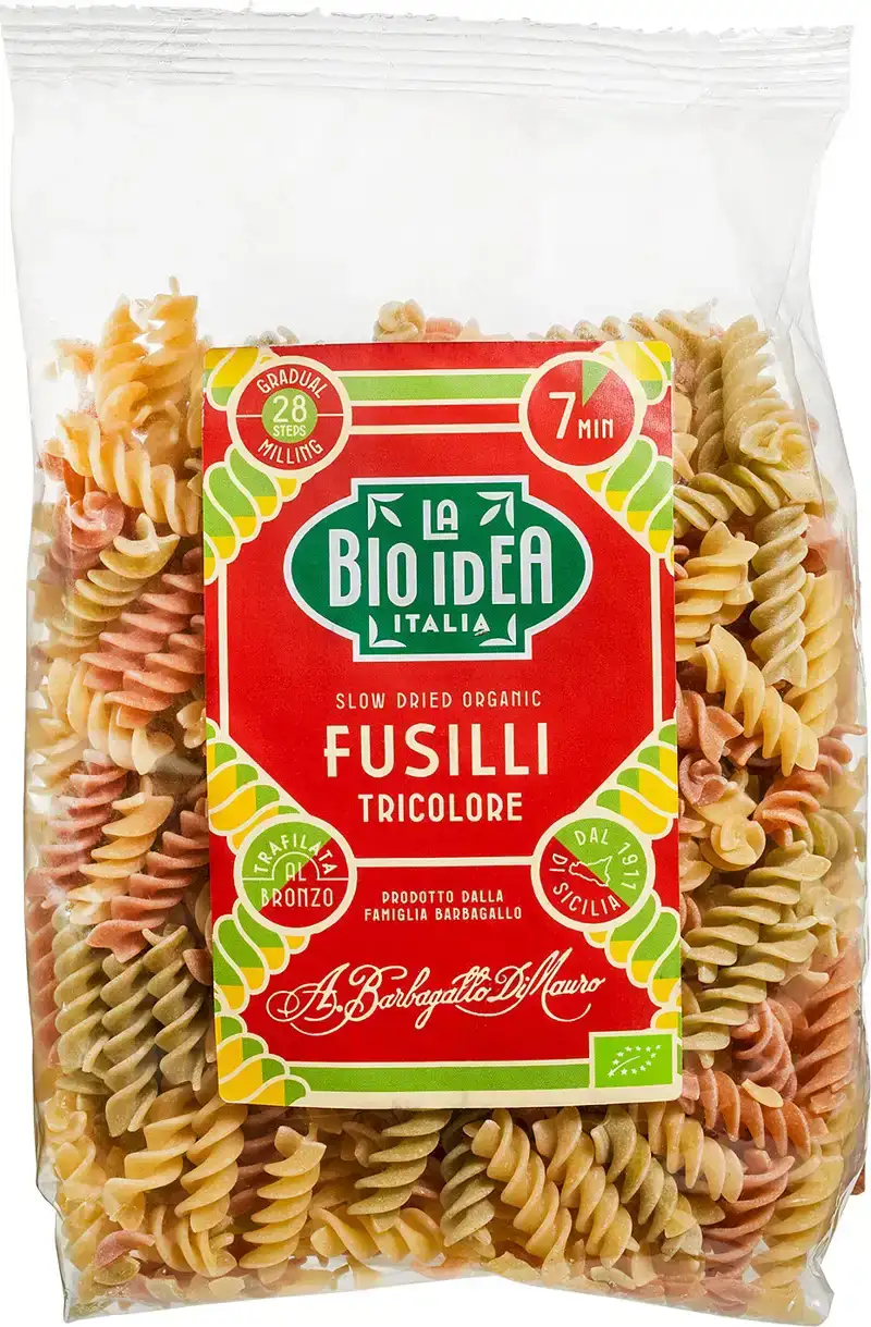 Fusilli tricolore