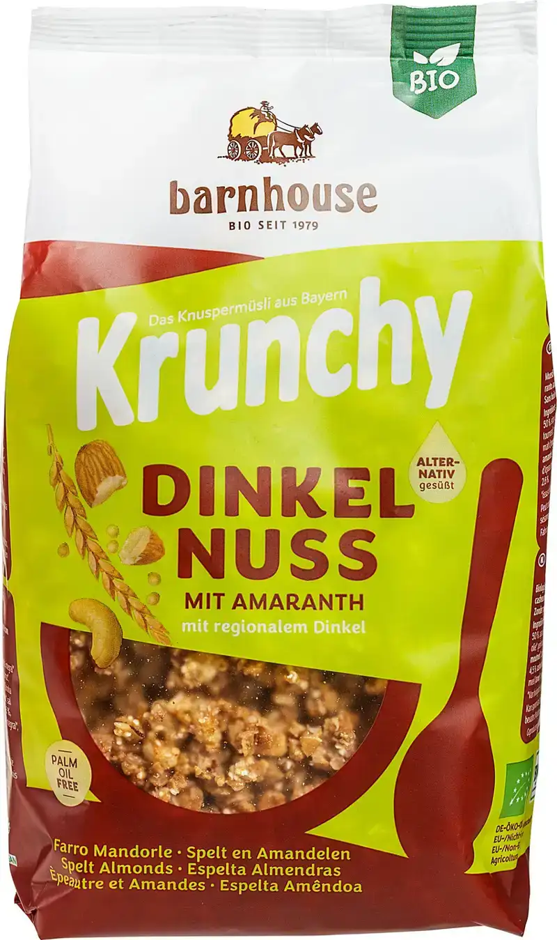 Krunchy amaranth spelt noten