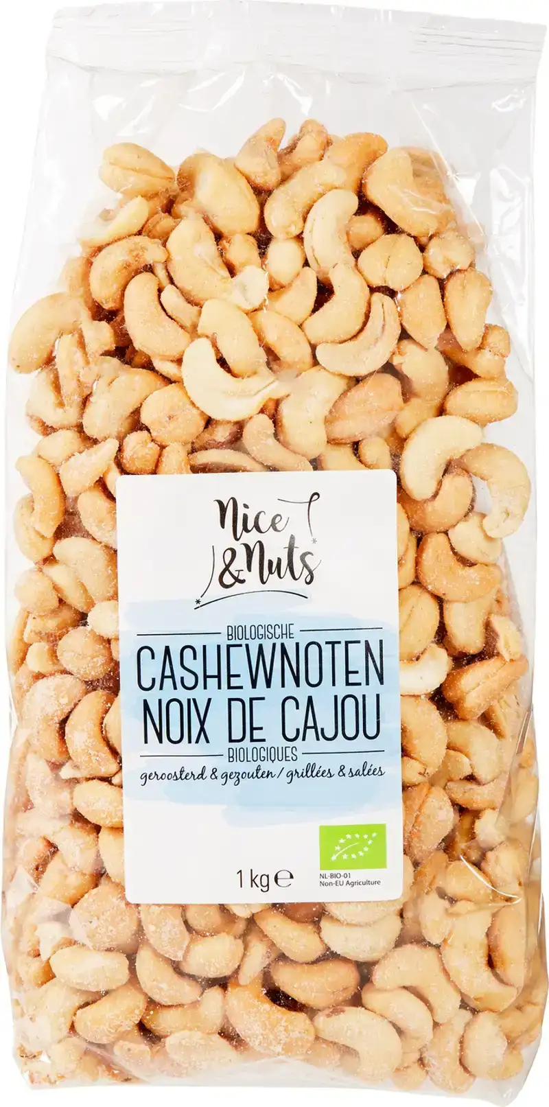 Geroosterde & gezouten cashewnoten