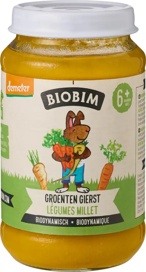 Groentehapje groenten gierst 6+ mnd