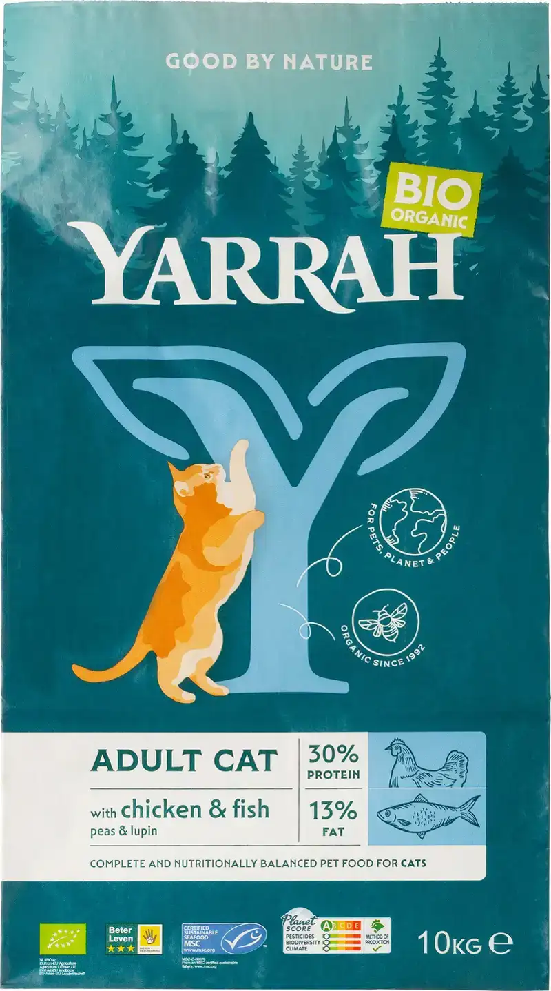Kattenbrokken adult kip & vis