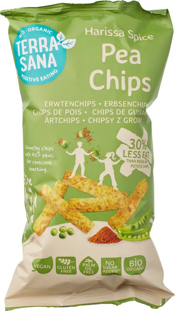Erwtenchips harrisa kruiden