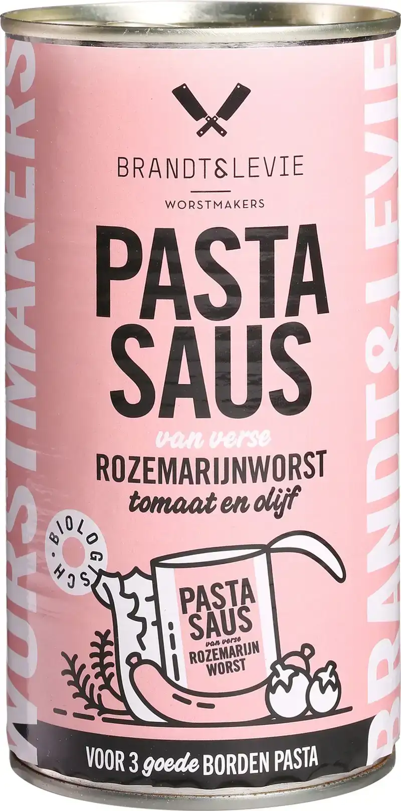 Pastasaus met rozemarijnworst