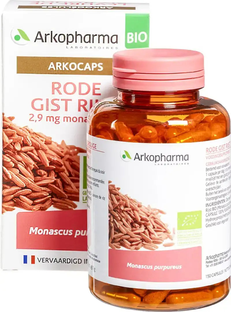 Rode gist rijst capsules