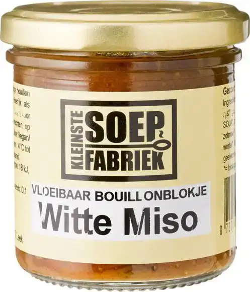 Vloeibaar bouillonblokje witte miso