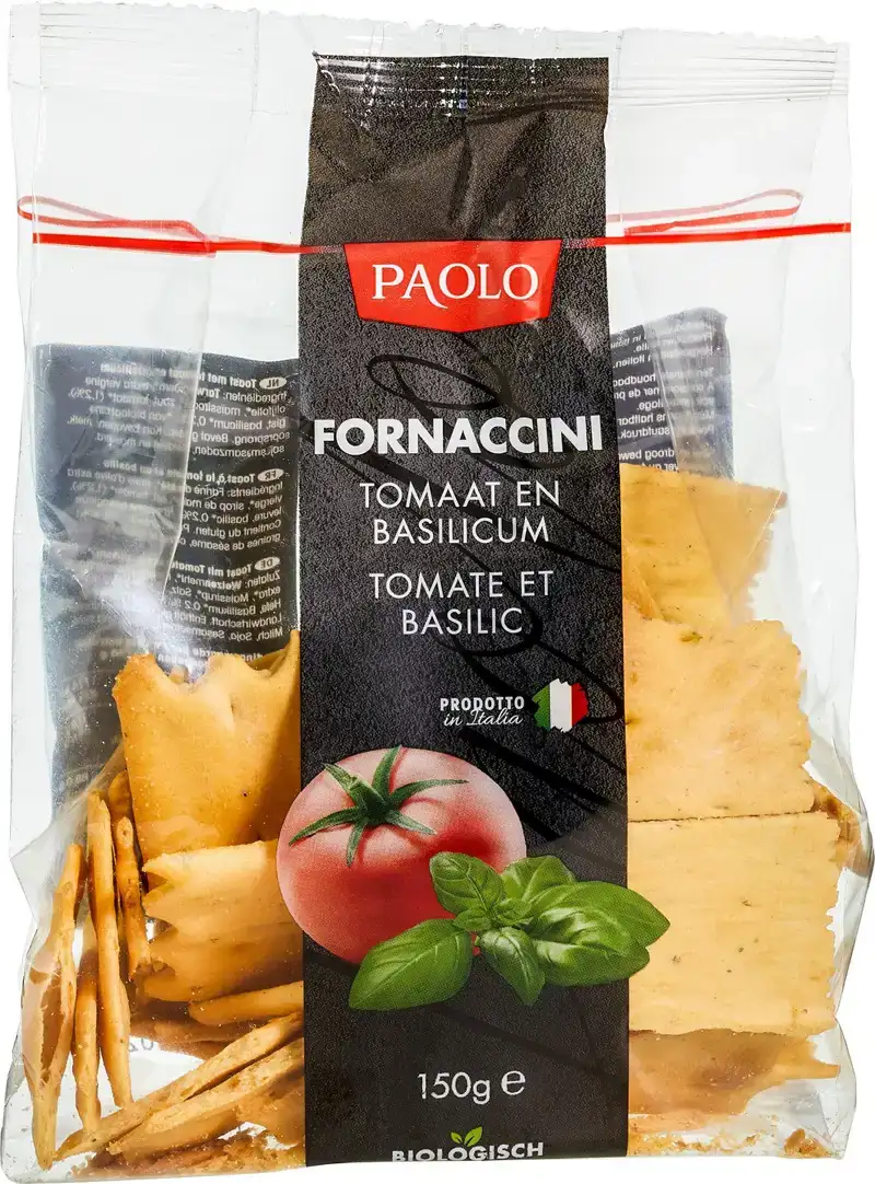 Fornaccini tomaat & basilicum