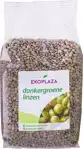 Donkergroene linzen