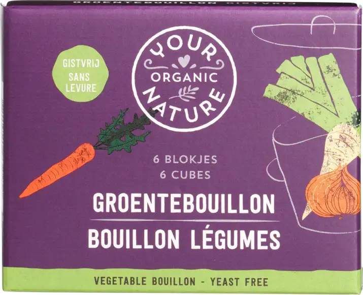 Groentebouillon gistvrij (blokjes) - 2687