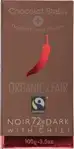 Pure chocolade 72% chili