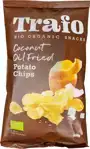 Aardappelchips gebakken in kokosnootolie