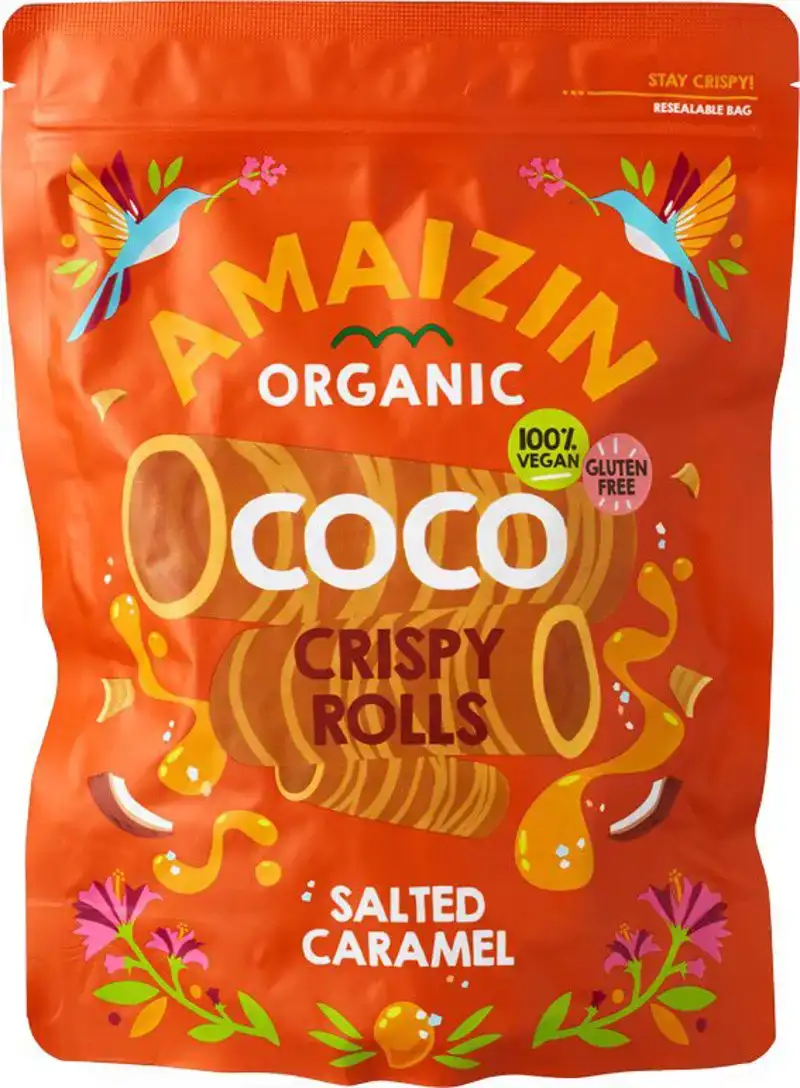 Coco crispy rolls gezouten karamel