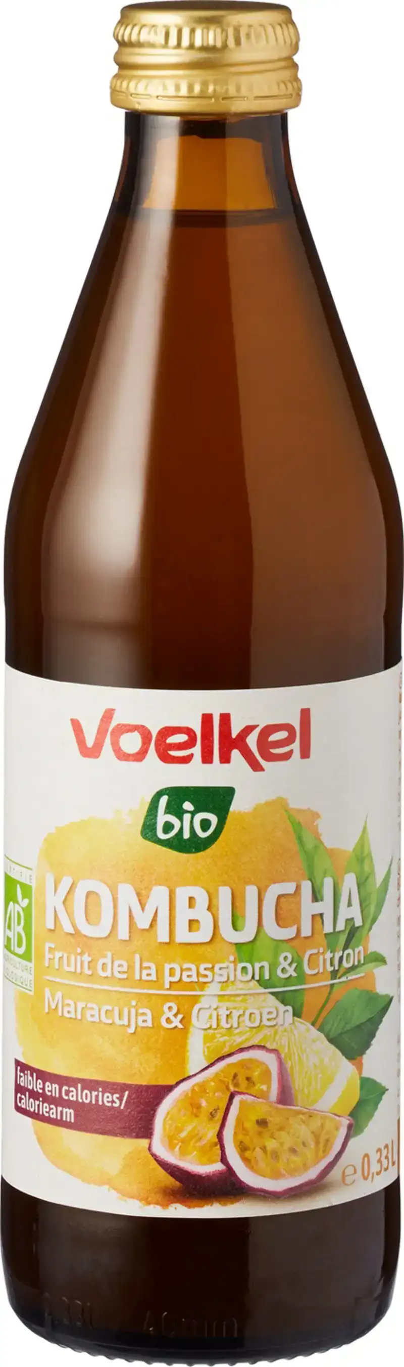 Kombucha passion fruit lemon