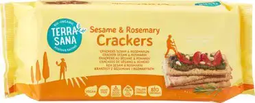Crackers sesam & rozemarijn
