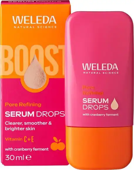 Vitamin boost pore refining serum drops
