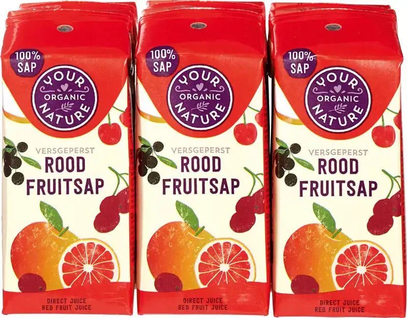Rood fruitsap