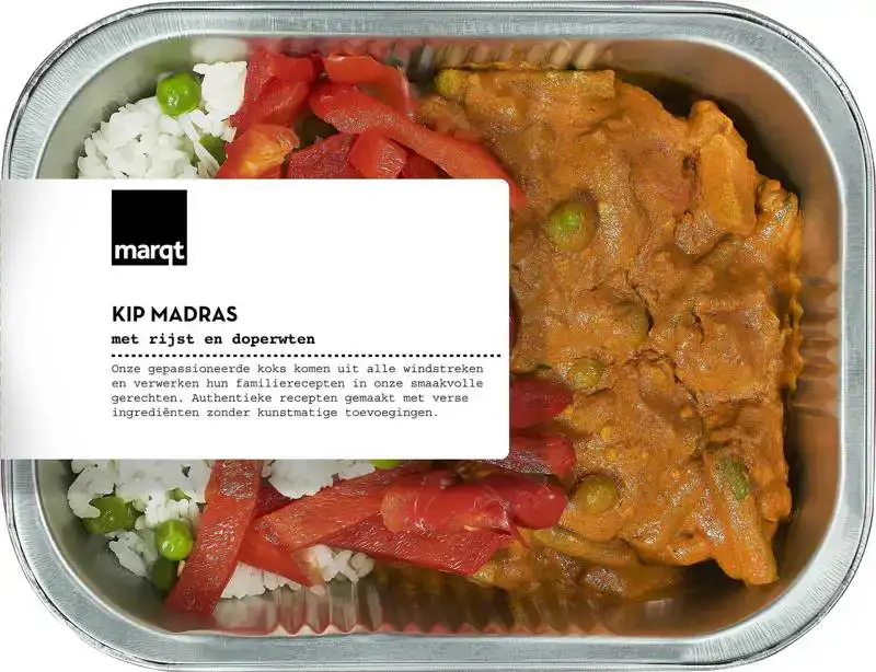 Kip madras met rijst