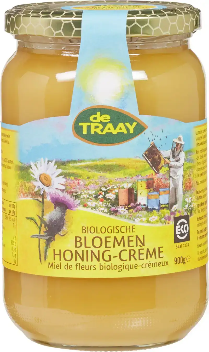Bloemenhoning crème