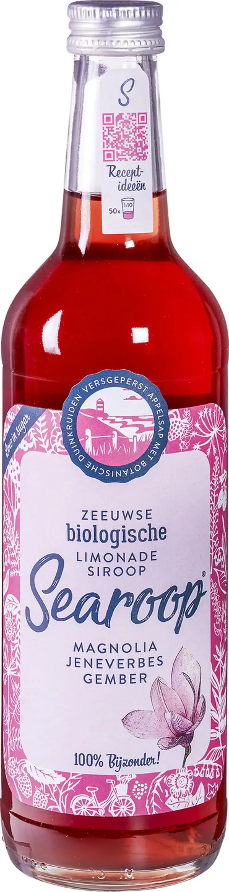 Siroop magnolia, jeneverbes en gember