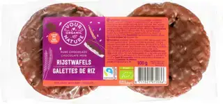 Rijstwafels pure chocolade