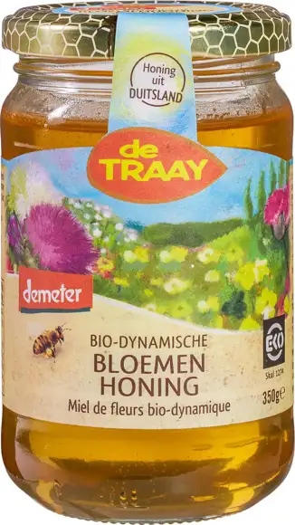 Biodynamische bloemenhoning