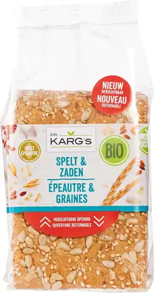 Spelt-zaden crackers