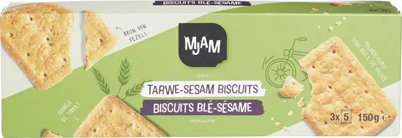 Tarwe-sesam biscuits