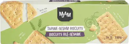 Tarwe-sesam biscuits